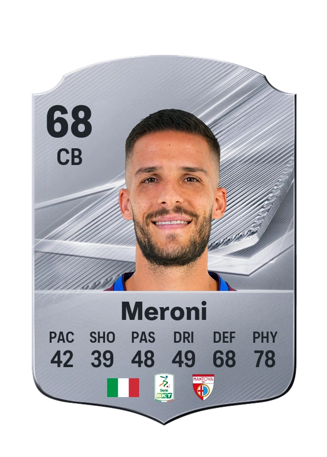 Andrea Meroni, Common card, rated 68