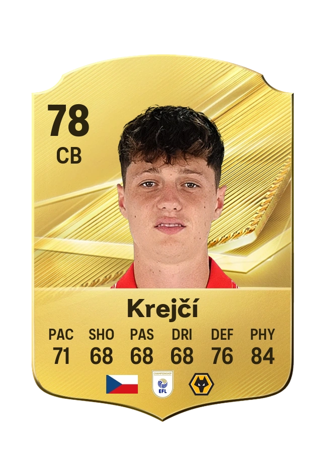 Ladislav Krejčí, Common card, rated 78