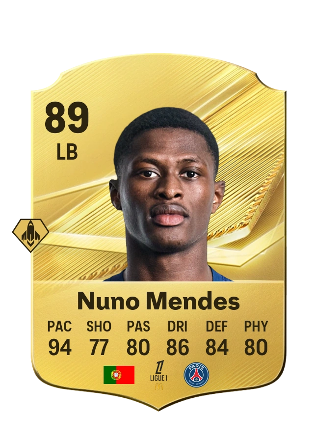 Nuno Mendes, Common card, rated 89