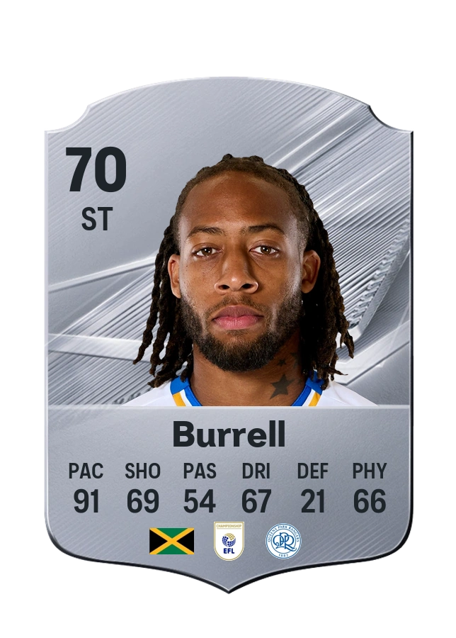 Carta Common di Rumarn Burrell, valutazione 70