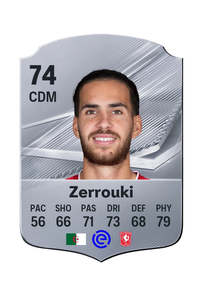 Carta Common de Ramiz Zerrouki, overall 74