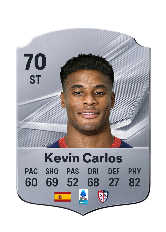 Carta Common di Kevin Carlos, valutazione 70