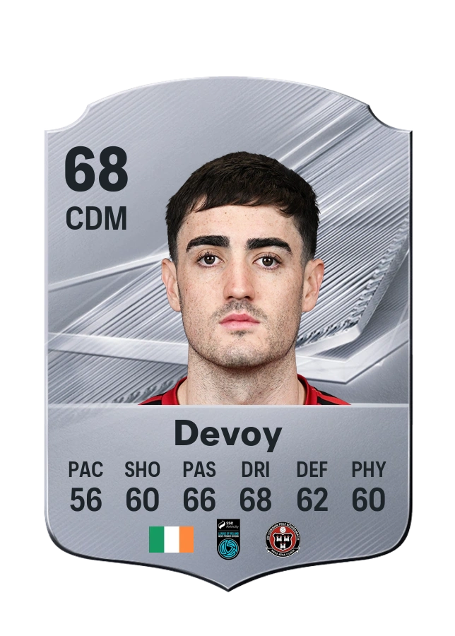 Carta Common di Dawson Devoy, valutazione 68