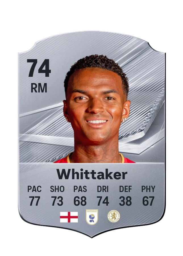 Carta Common di Morgan Whittaker, valutazione 74