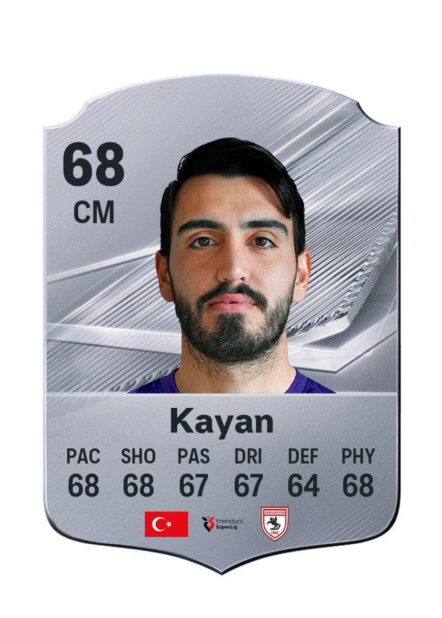 Yalçın Kayan, Common-kaart, rating 68