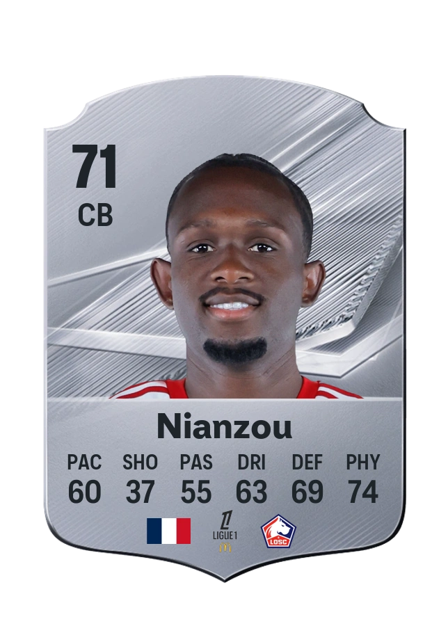 Tanguy Nianzou, Common kartı, reyting 71