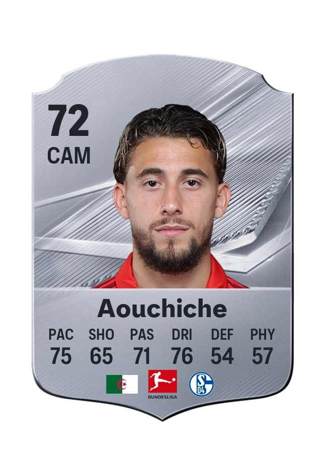Adil Aouchiche, Common card, rated 72
