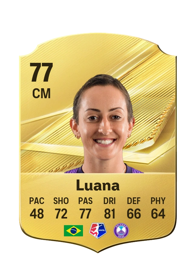 Luana، بطاقة Common، بتقييم 77