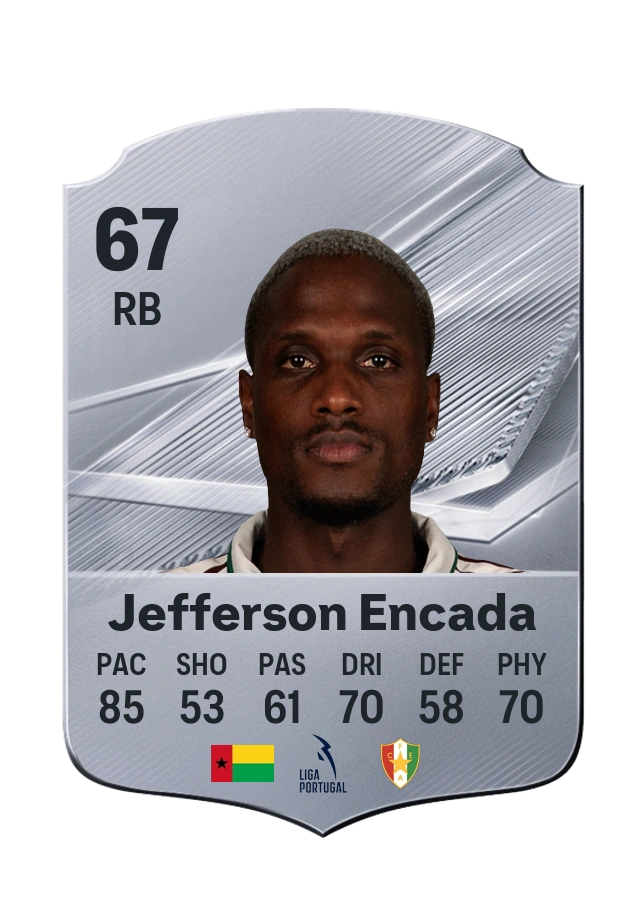 Jefferson Encada، بطاقة Common، بتقييم 67