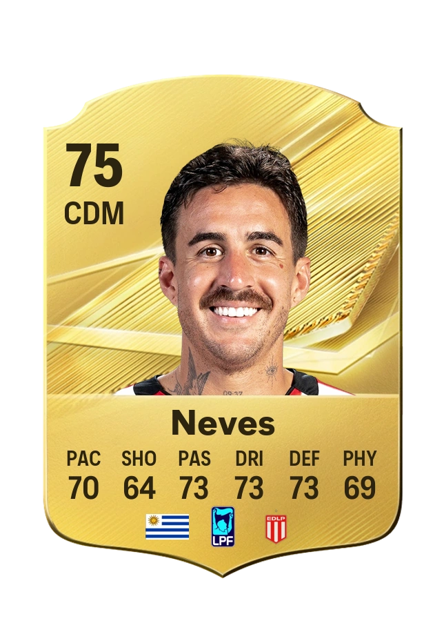 Gabriel Neves, Common card, rated 75