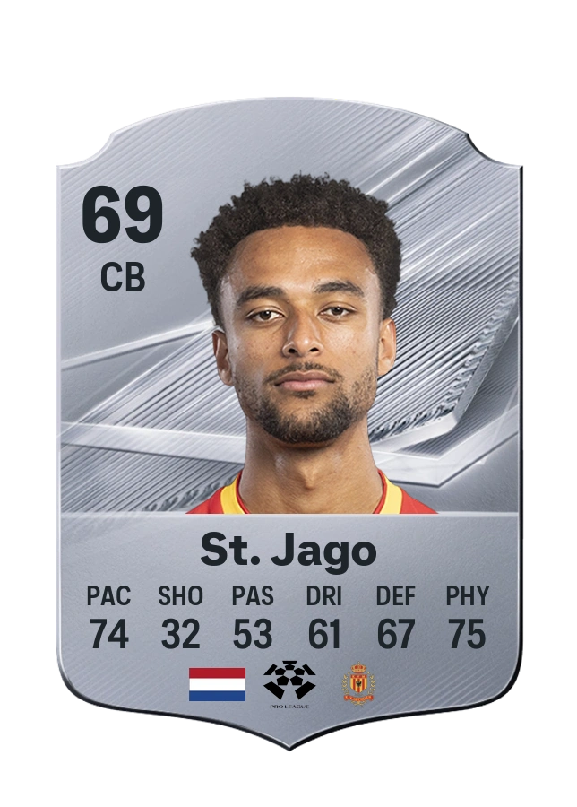 Tommy St. Jago, Common card, rated 69