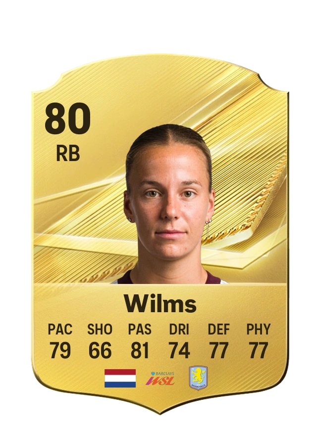 Lynn Wilms، بطاقة Common، بتقييم 80