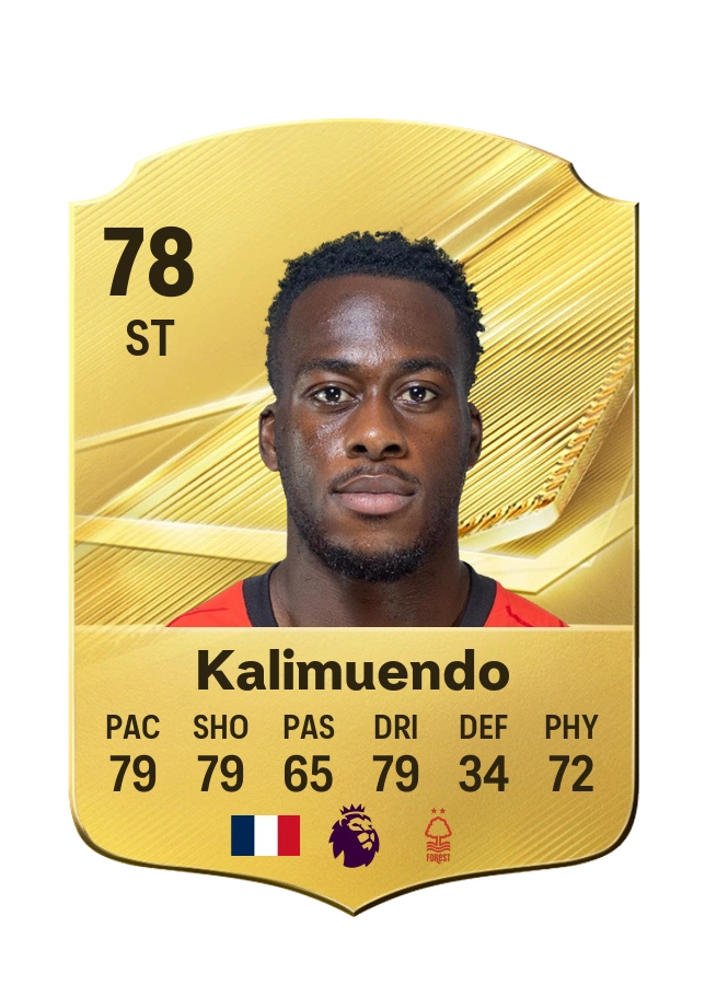 Arnaud Kalimuendo, Common card, rated 78
