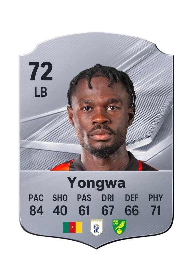 Carta Common di Darlin Yongwa, valutazione 72