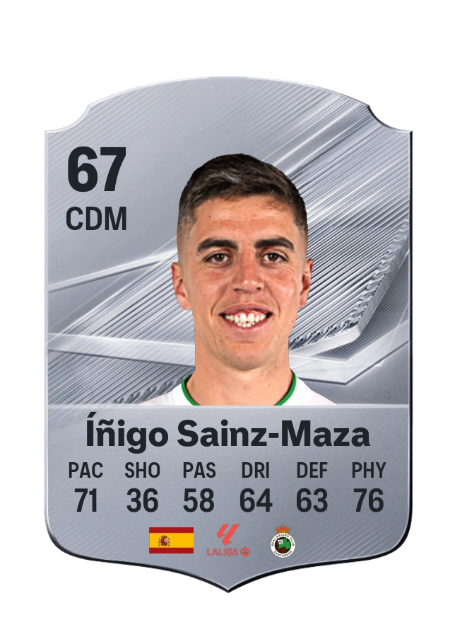 Íñigo Sainz-Maza, Common card, rated 67