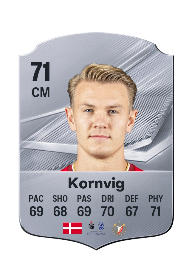 Carta Common di Emil Kornvig, valutazione 71