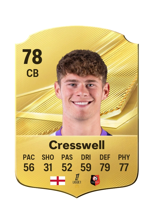 Carta Common de Charlie Cresswell, valoración 78