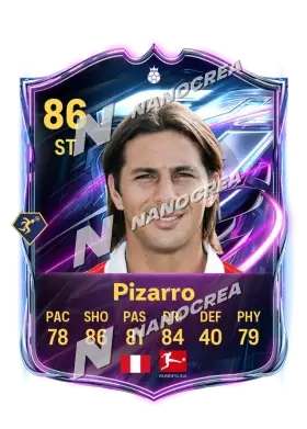 Claudio Pizarro, karta Base Hero, ocena 86