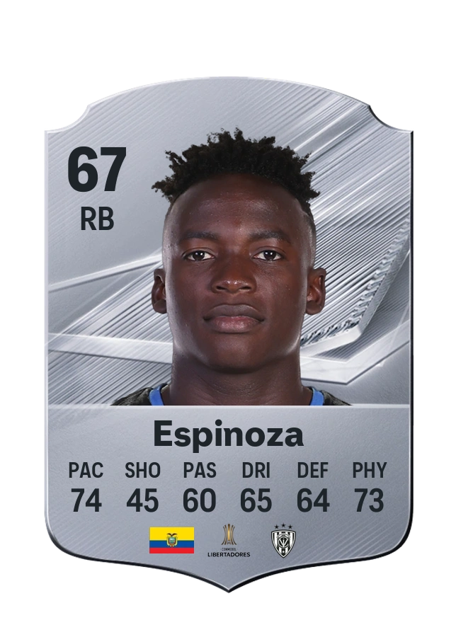 Jhon Espinoza, Common card, rated 67