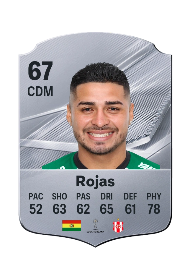 Daniel Rojas, Common card, rated 67