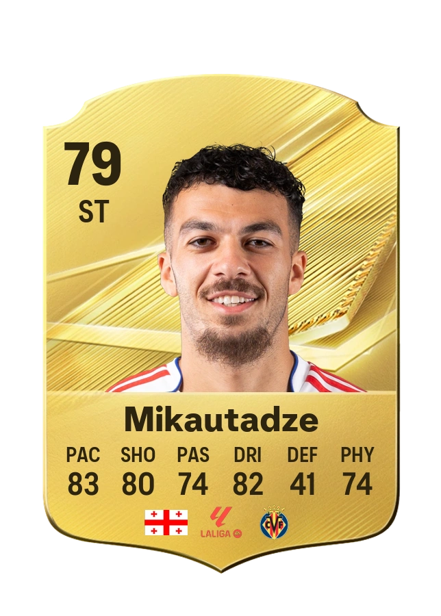 Georges Mikautadze, Common card, rated 79