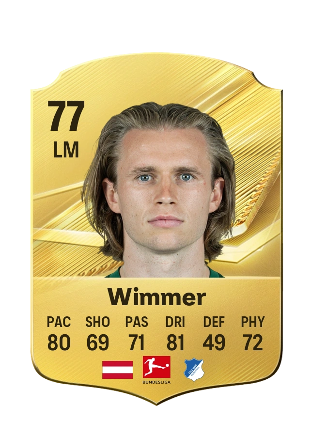 Patrick Wimmer, Common card, rated 77