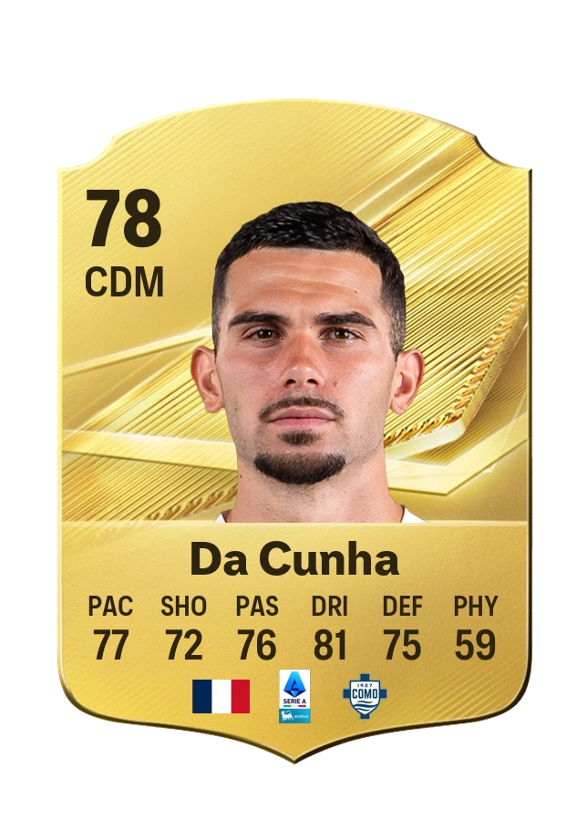 Lucas Da Cunha, Common card, rated 78