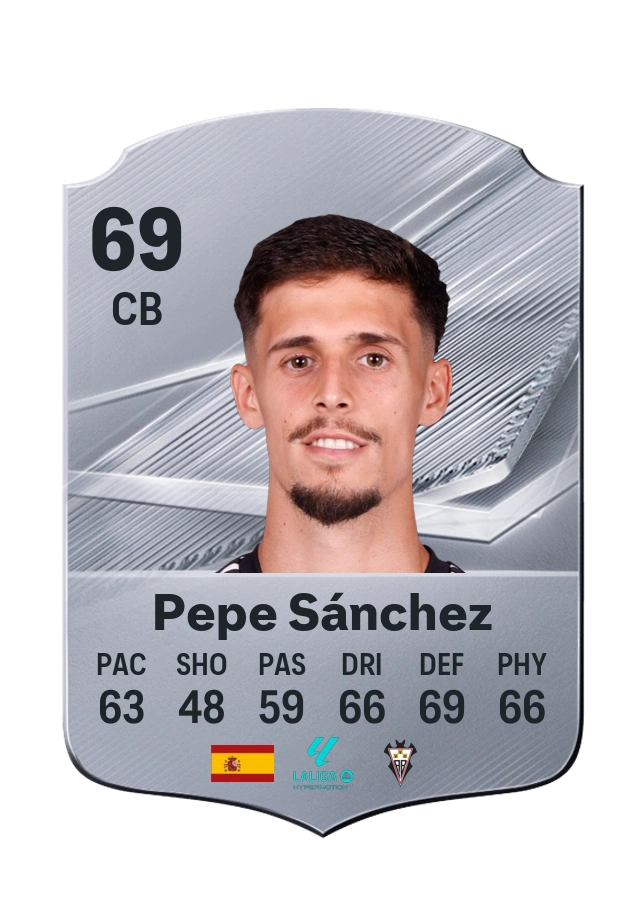 Carta Common de Pepe Sánchez, valoración 69