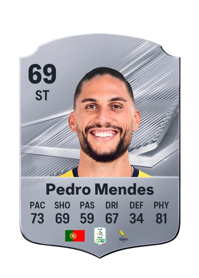 Pedro Mendes, Common card, rated 69