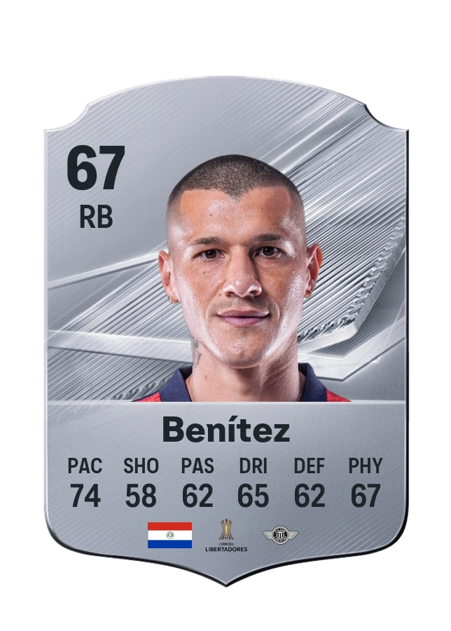 Alan Benítez, Common card, rated 67
