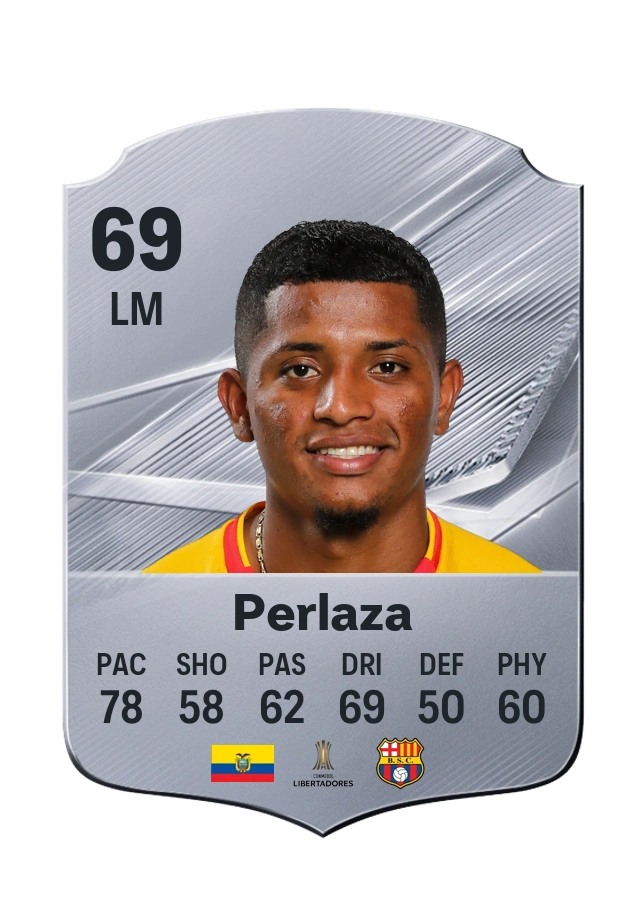 Jonathan Perlaza, Common card, rated 69