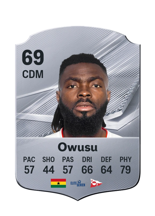 Leonard Owusu, Common card, rated 69