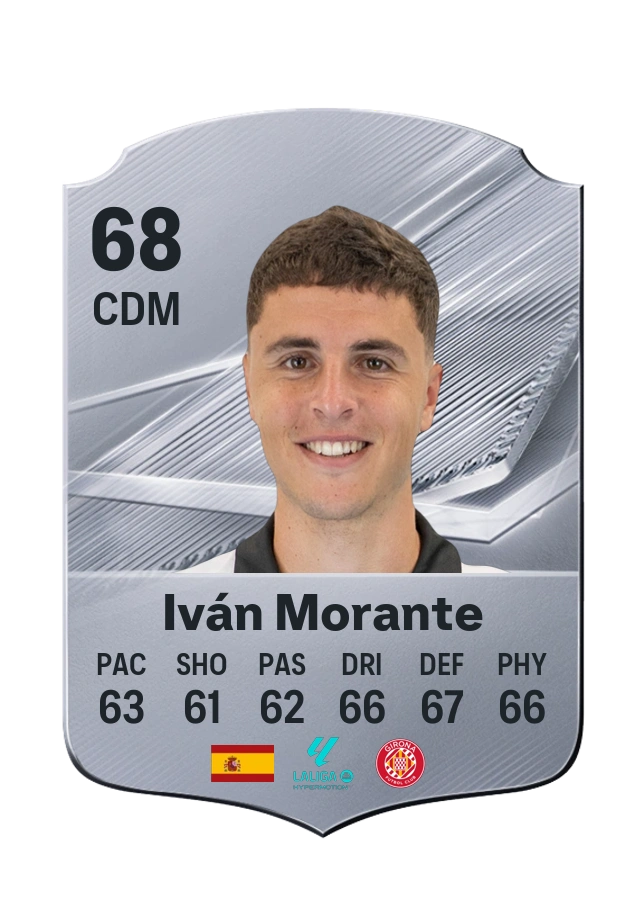 Iván Morante, Common card, rated 68