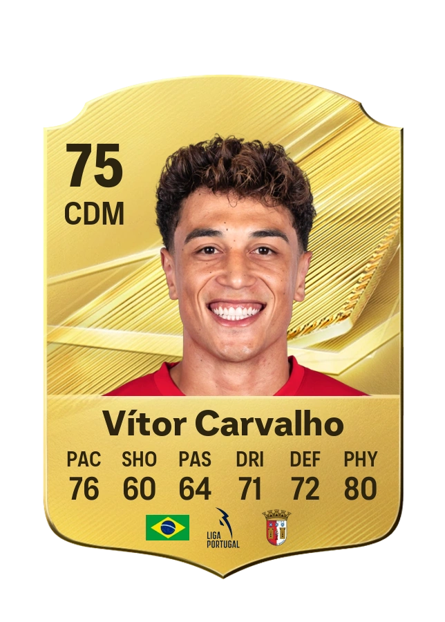 Vítor Carvalho, Common card, rated 75
