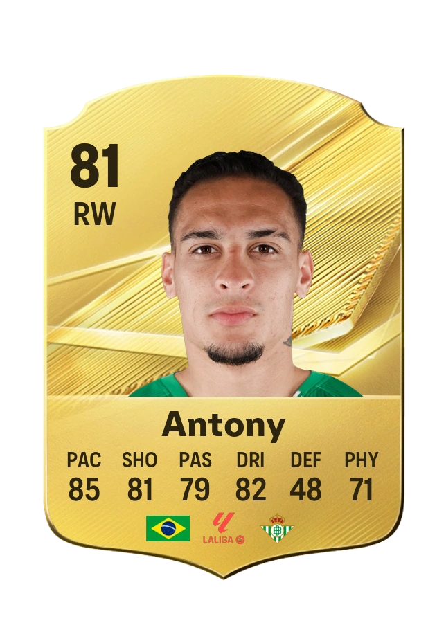 Antony, Common card, rated 81