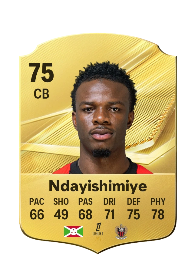 Youssouf Ndayishimiye, Common-kaart, rating 75