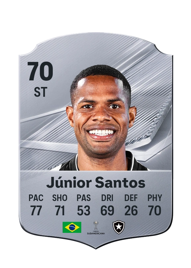 Júnior Santos, Common card, rated 70