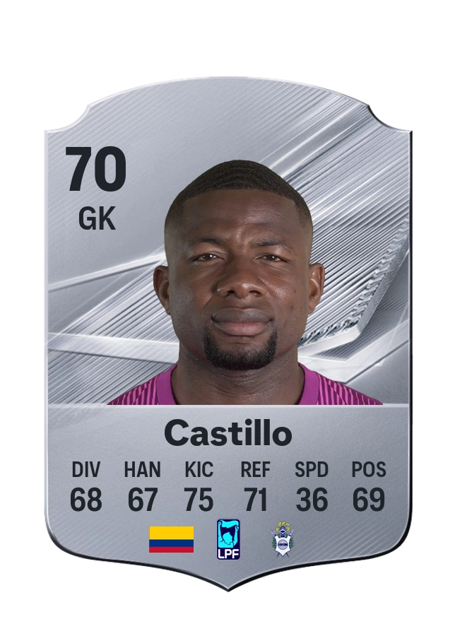 Carta Common di Harlen Castillo, valutazione 70