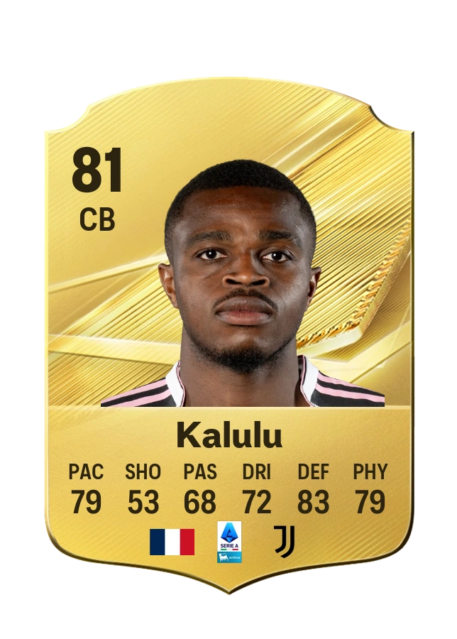 Carta Common di Pierre Kalulu, valutazione 81