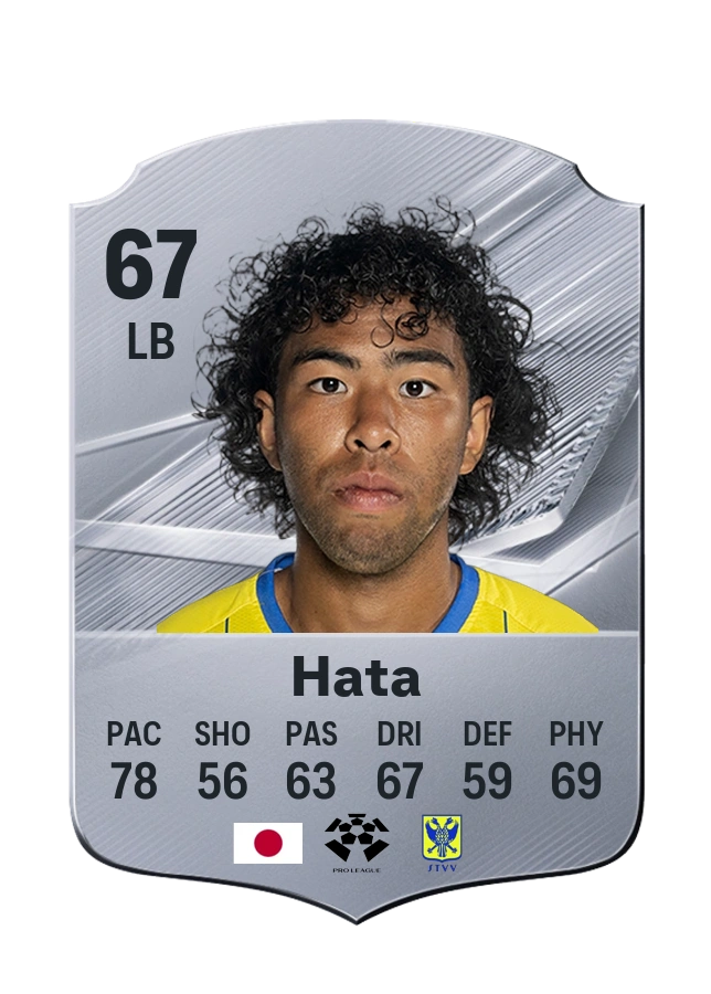 Taiga Hata, Common card, rated 67