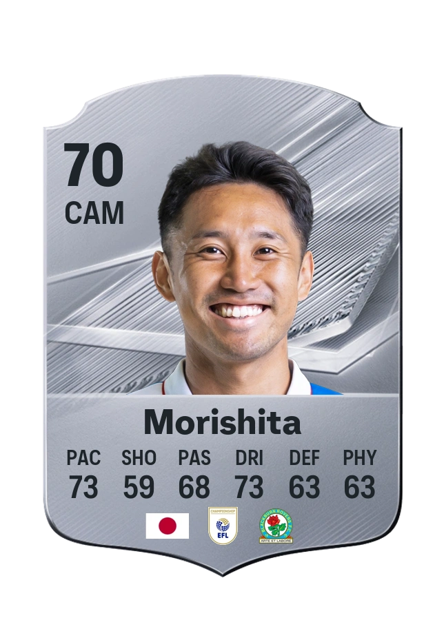 Carta Common de Ryoya Morishita, valoración 70