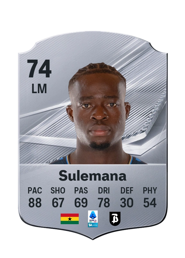 Kamaldeen Sulemana, Common kartı, reyting 74