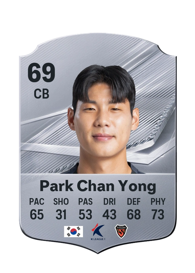 Carta Common di Park Chan Yong, valutazione 69