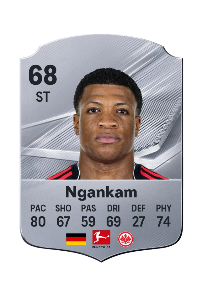 Jessic Ngankam, Common card, rated 68