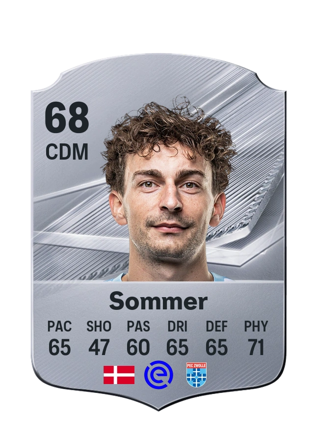 Tobias Sommer, Common-kaart, rating 68