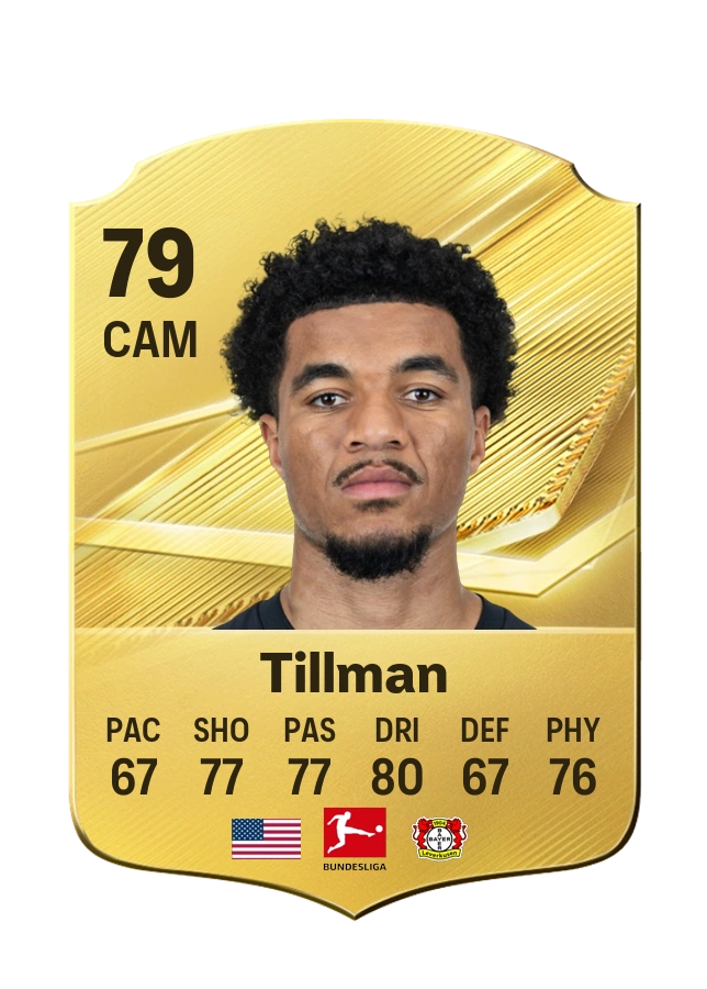 Malik Tillman, karta Common, ocena 79