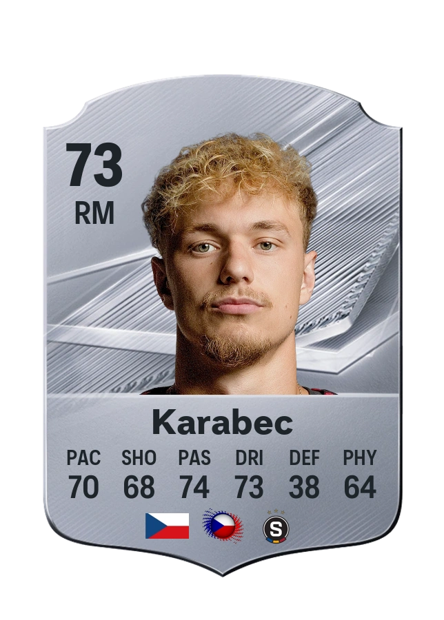 Adam Karabec, karta Common, ocena 73