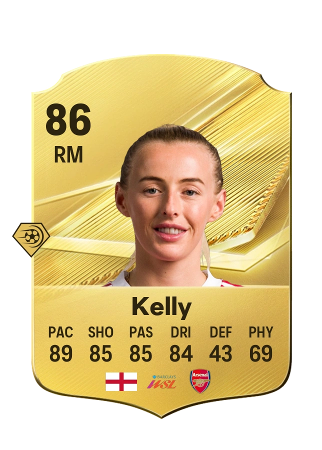 Chloe Kelly, Common card, rated 86