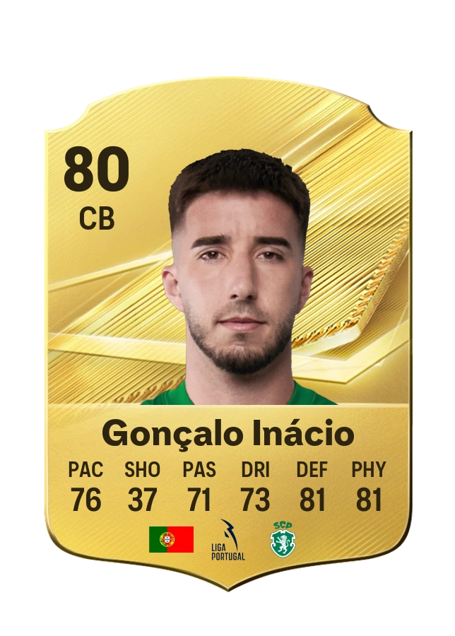 Carta Common di Gonçalo Inácio, valutazione 80