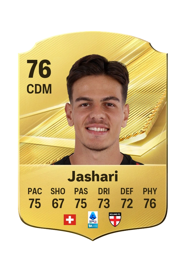 Ardon Jashari, karta Common, ocena 76